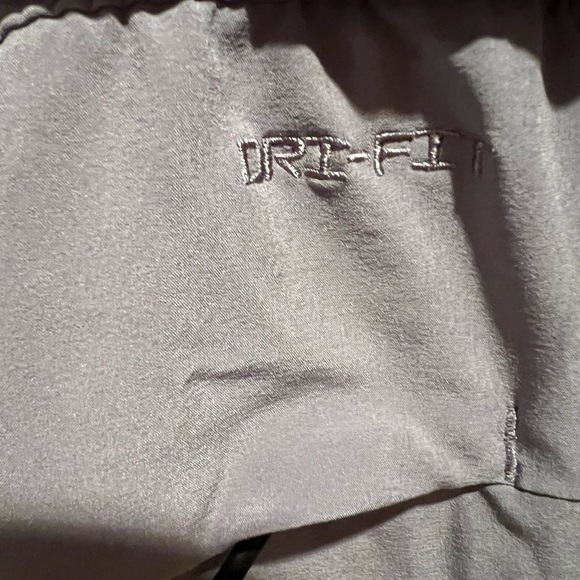 Women’s Nike Dri Fit XL jogger style loose pants, gray, GUC, zippers, casual - Picture 6 of 13